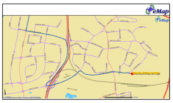 Tel Aviv Railway Map