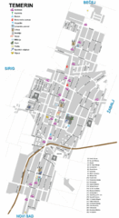 Temerin Map Temerin Map