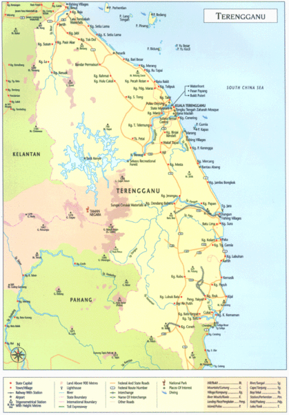 Terengganu Map