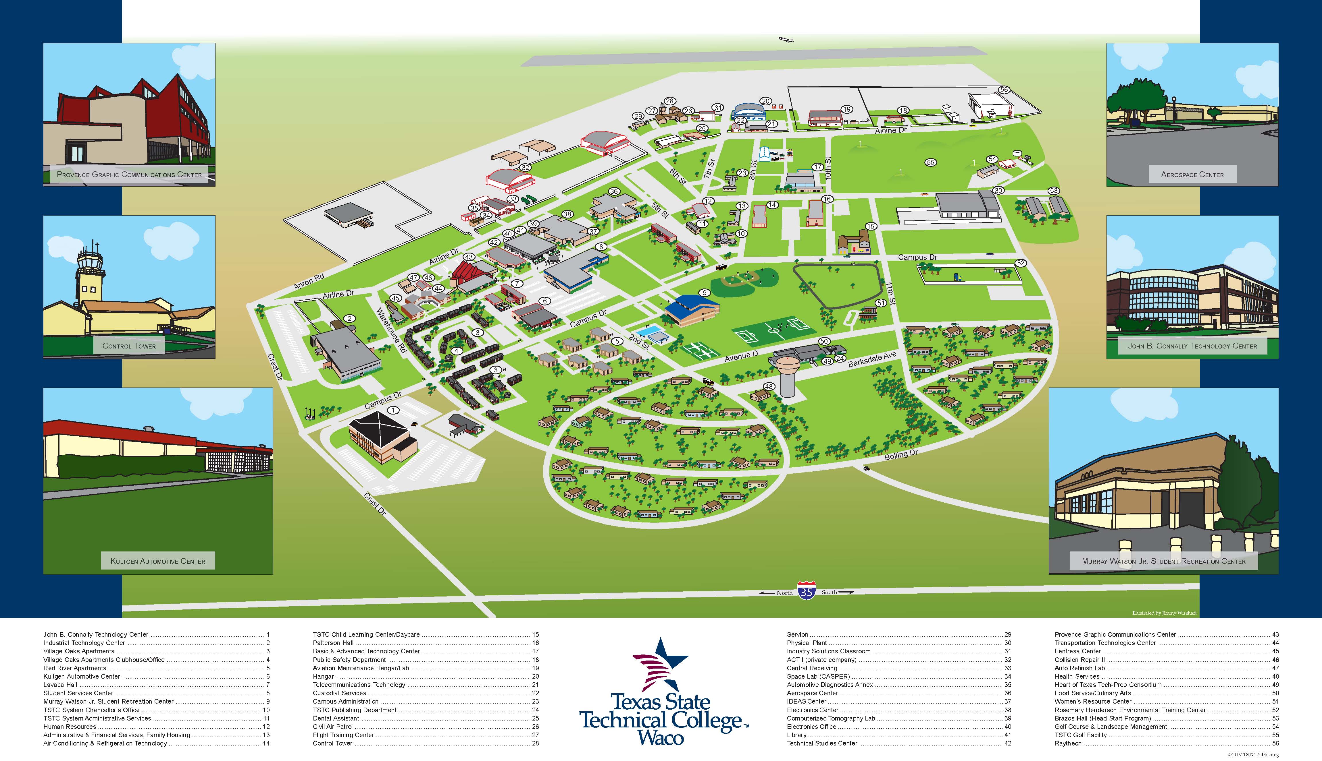 Tstc Waco Campus Map