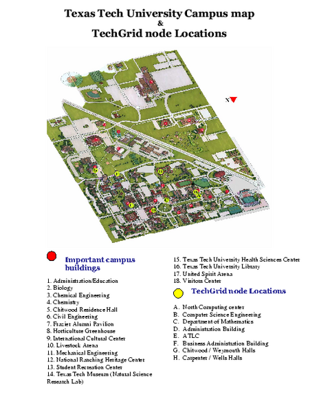 Texas Tech University Map