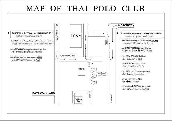 Thai Polo Club Map