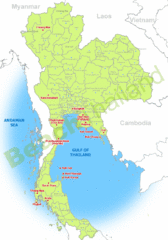 Thailand Guide Map