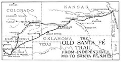 The Old Santa Fe Trail Map
