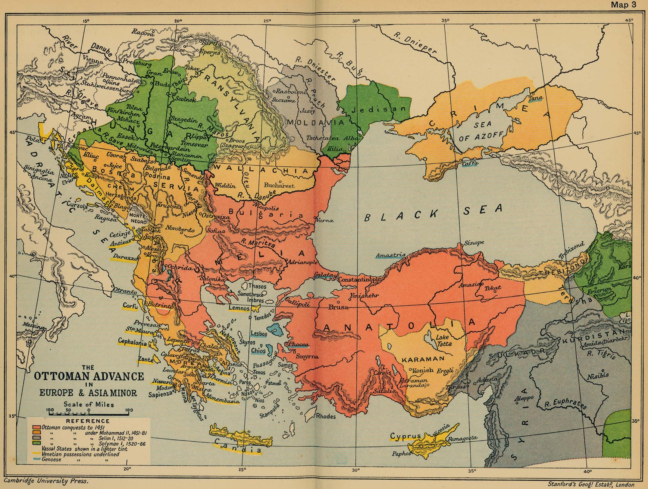 map of europe and asia minor The Ottoman Advance Of Europe And Asia Minor Map Europe Mappery map of europe and asia minor