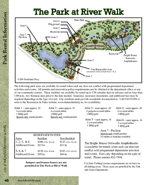The Park at Riverwalk, Bakersfield California Map