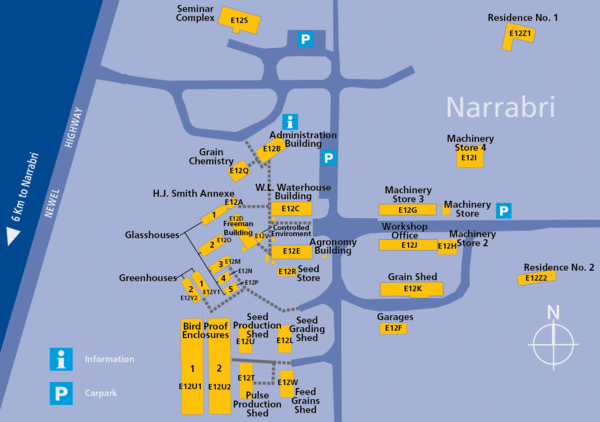 University Of Sydney Maps The University Of Sydney Narrabri Campus Map - University Of Sydney  Narrabri • Mappery
