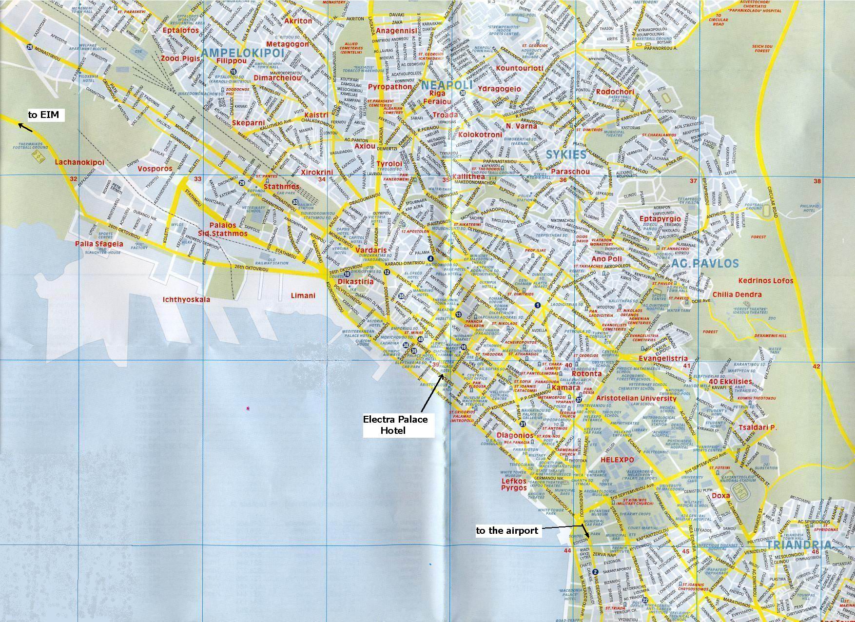 Thessaloniki Map Thessaloniki Mappery thessaloniki-map-thessaloniki-mappery