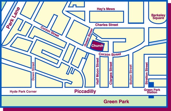 Third Church of Christ, Scientist, Location Map