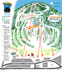 Thunder Ridge Ski Trail Map