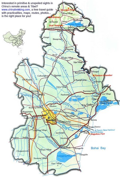 Tianjin Guide Map