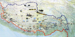 Tibet Tourist Map