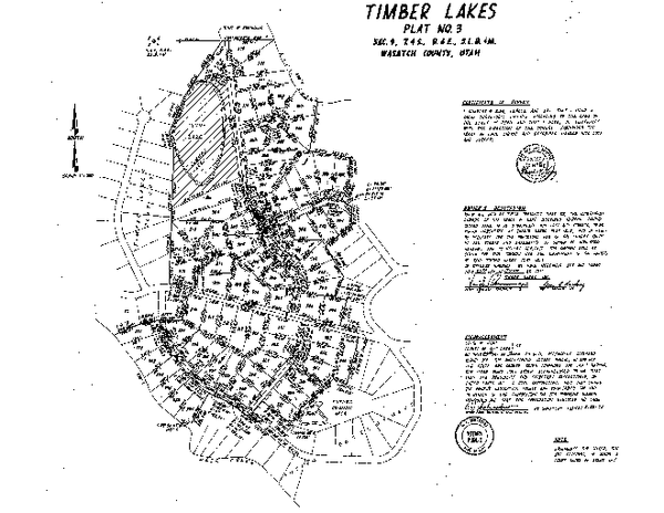 Timber Lakes Utah Map Timber Lakes Plat 3 Map - Timber Lakes Utah • Mappery