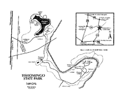 Tishomingo State Park, Mississippi Map