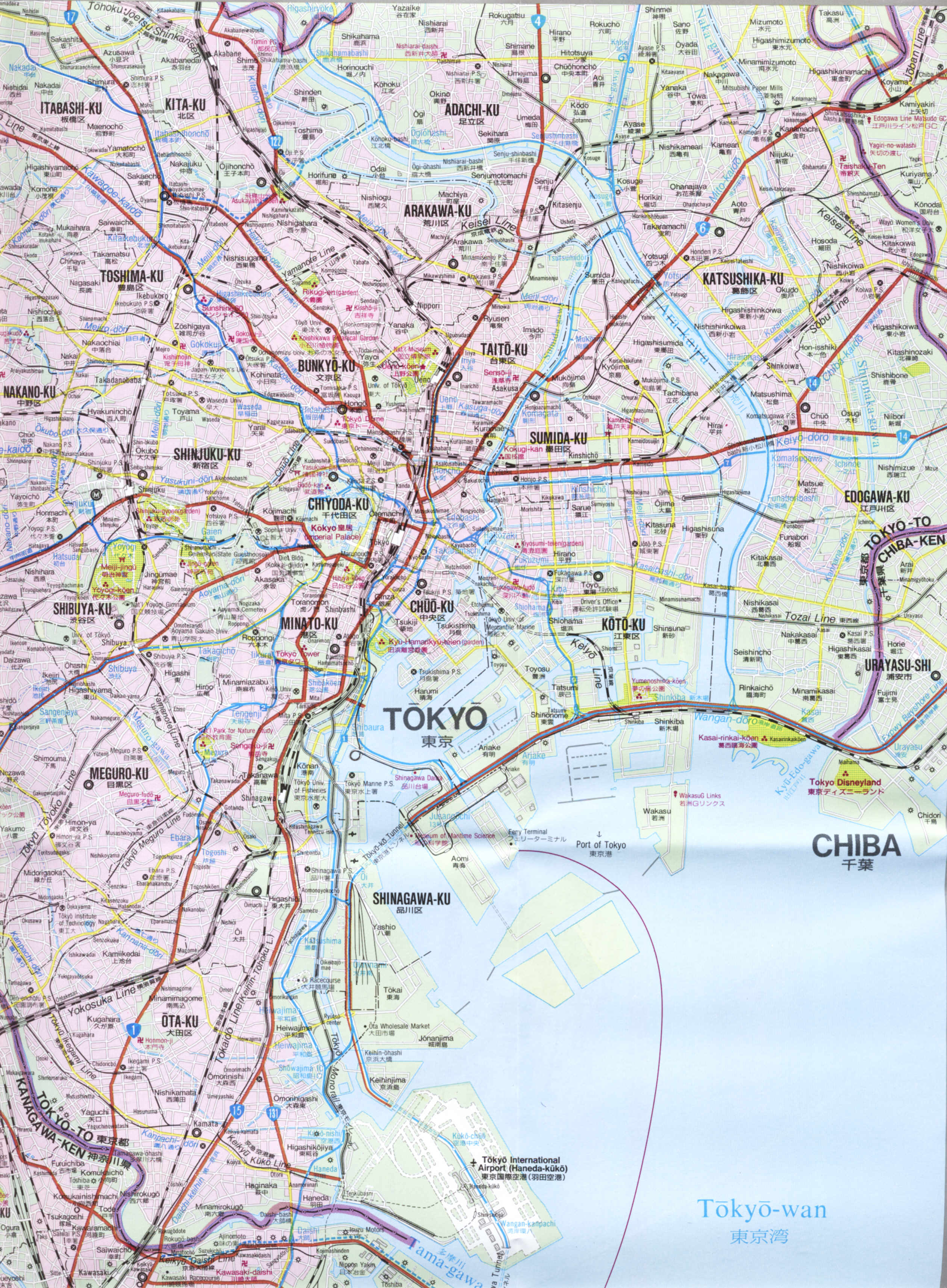 Map Tokyo Map Tokyo