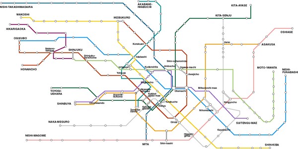 Tokyo Metro Map