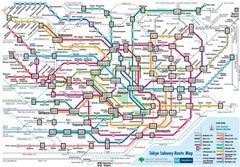 Tokyo Metro Transportation Map