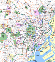 Tokyo Parks Map