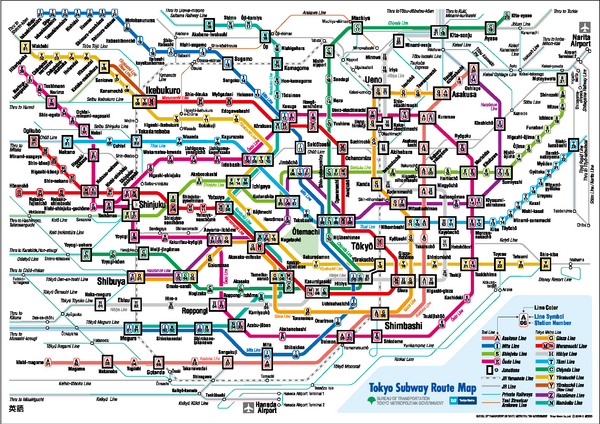 Tokyo Subway Map