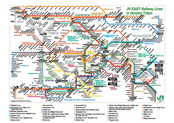 Tokyo Subway Map