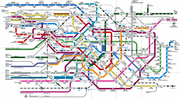 Tokyo Subway Map