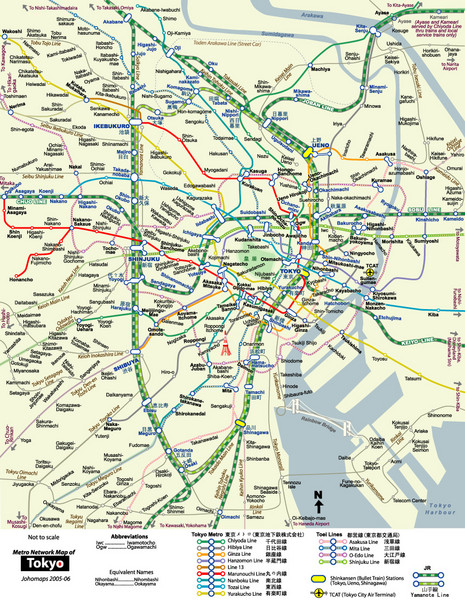 Tokyo Subway Map