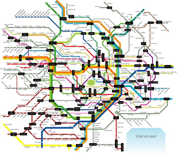 Tokyo Subway Map