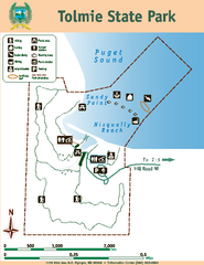 Tolmie State Park Map