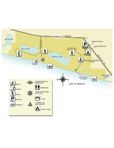 Topsail Hill Preserve State Park Map