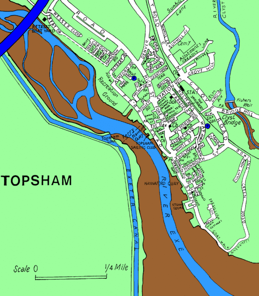 Topsham Street Map