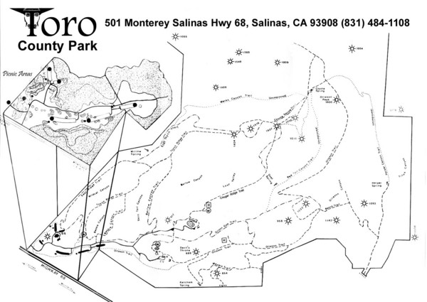 Toro County Park Map