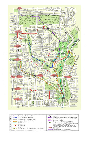 Toronto Brickworks Trail Map