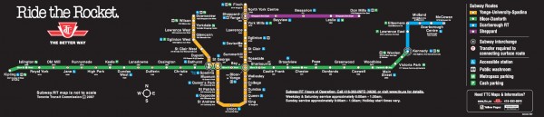 Toronto Subway Map