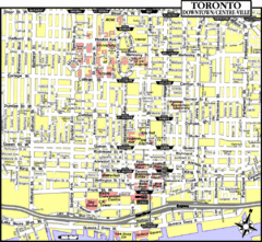 Toronto Tourist Map Toronto Tourist Map