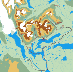 Torres del Paine Trekking Map Torres del Paine Trekking Map