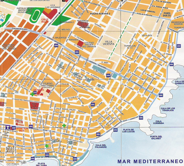 Torrevieja Tourist Map