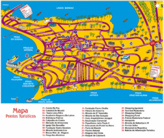 Tourism Map - Maceio, AL