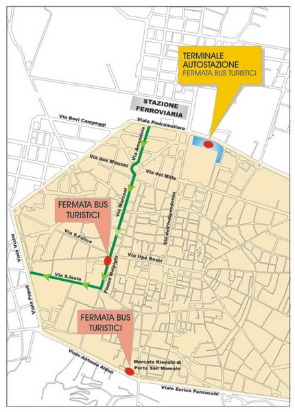 Tourist Bus Map