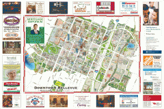 Tourist map of Downtown Bellevue Tourist map of Downtown Bellevue