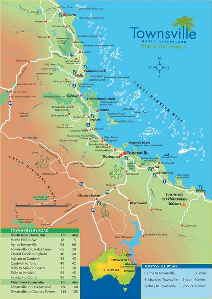Townsville Map