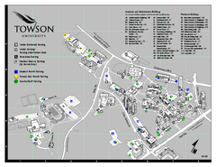 Towson University Map