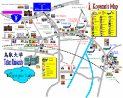 Toyama City Tourist Map