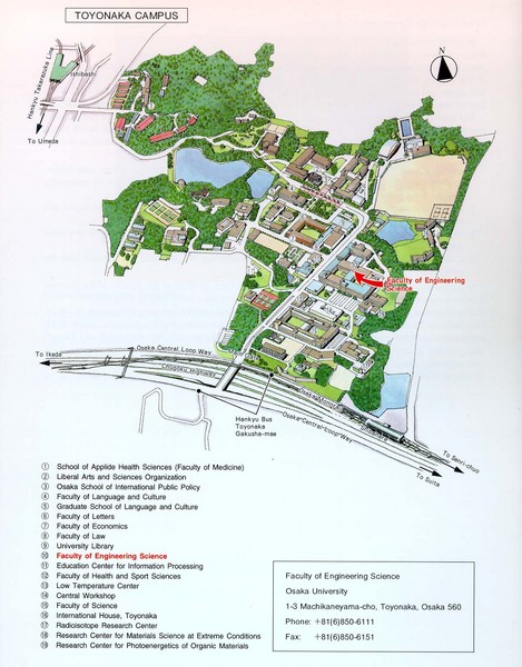 Toyonaka Guide Map