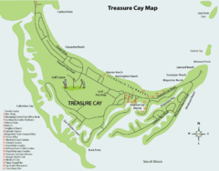 Treasure cay Map