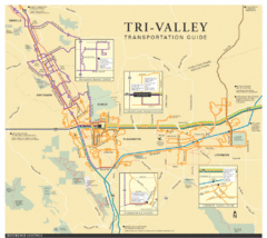 Tri Valley Transportation and Road Map Tri Valley Transportation and Road Map