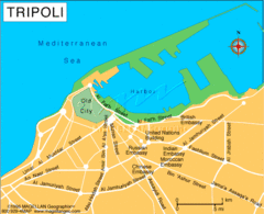 Tripoli City Map