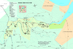 Trough Creek State Park map