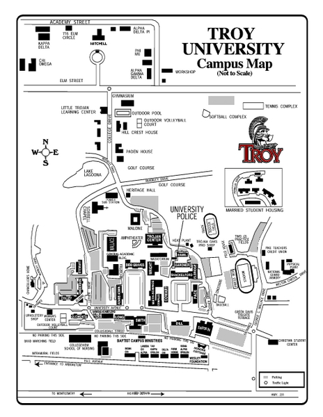 Troy University Map