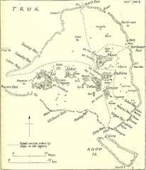 Truk atoll Map