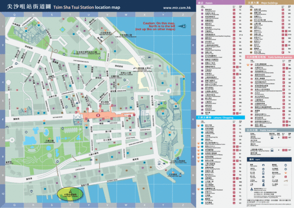 Tsim Sha Tsui Map
